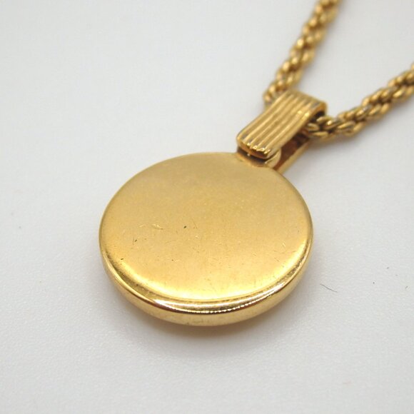 Authentic Christian Dior CD logo Necklace metal/Rhinestone [Used] - Picture 3 of 8